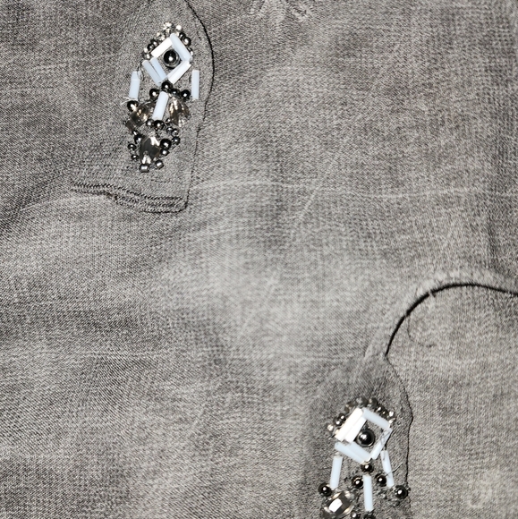 Gorgeous Boho Chic Slate Grey Colored Maxi Dress Small - Picture 9 of 16